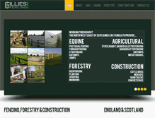 Tablet Screenshot of gilliesfencing.com